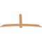 Ekena Millwork Bellingham Timber Gable Bracket, Western Red Cedar, 84"W x 38"H x 1 1/2"D x 5 1/2"F, 11/12 Pitch GBW084X38X0206BEL00SWR - alternate 2